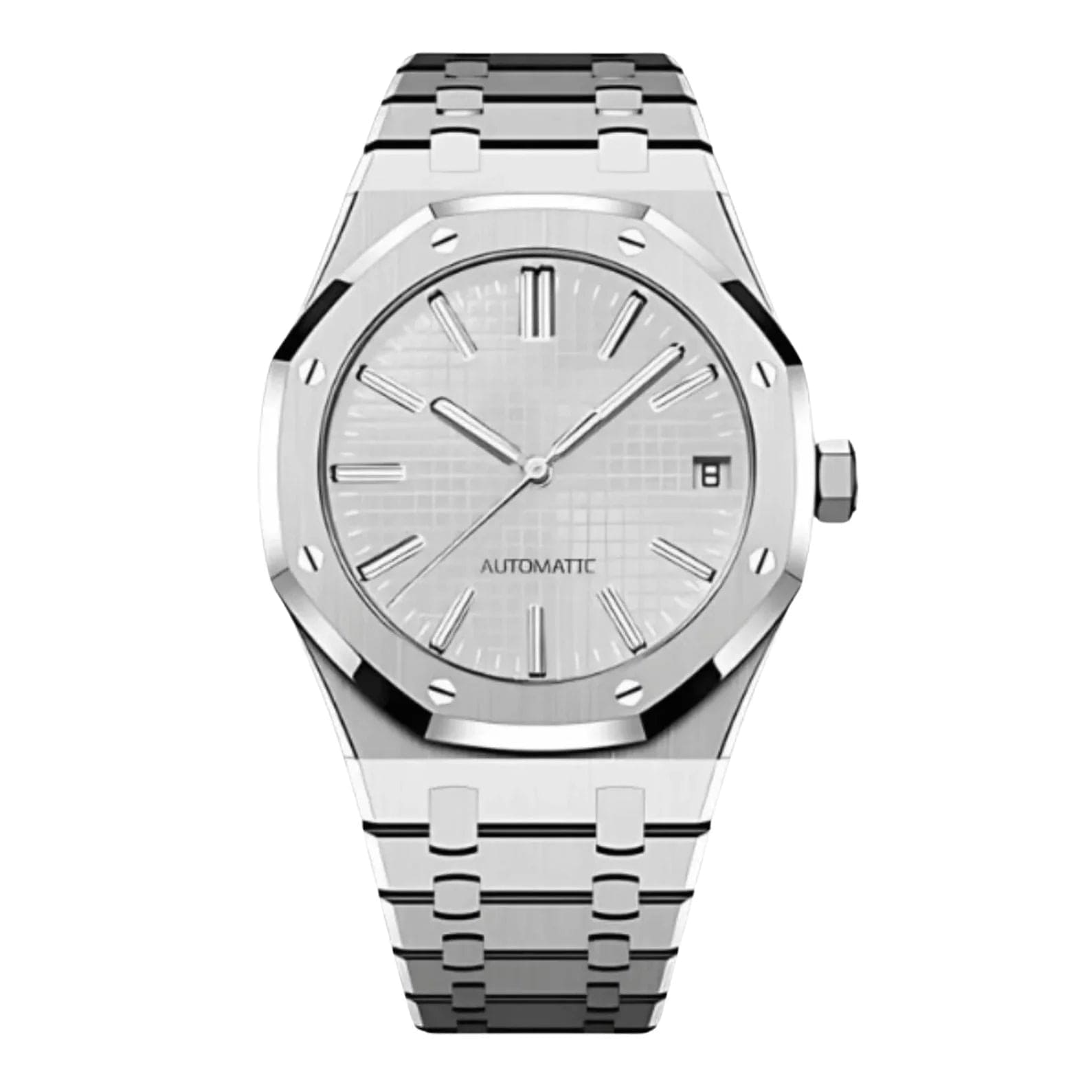 Seiko Mod Royal Oak White Dial